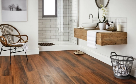 Karndean flooring in bathroom